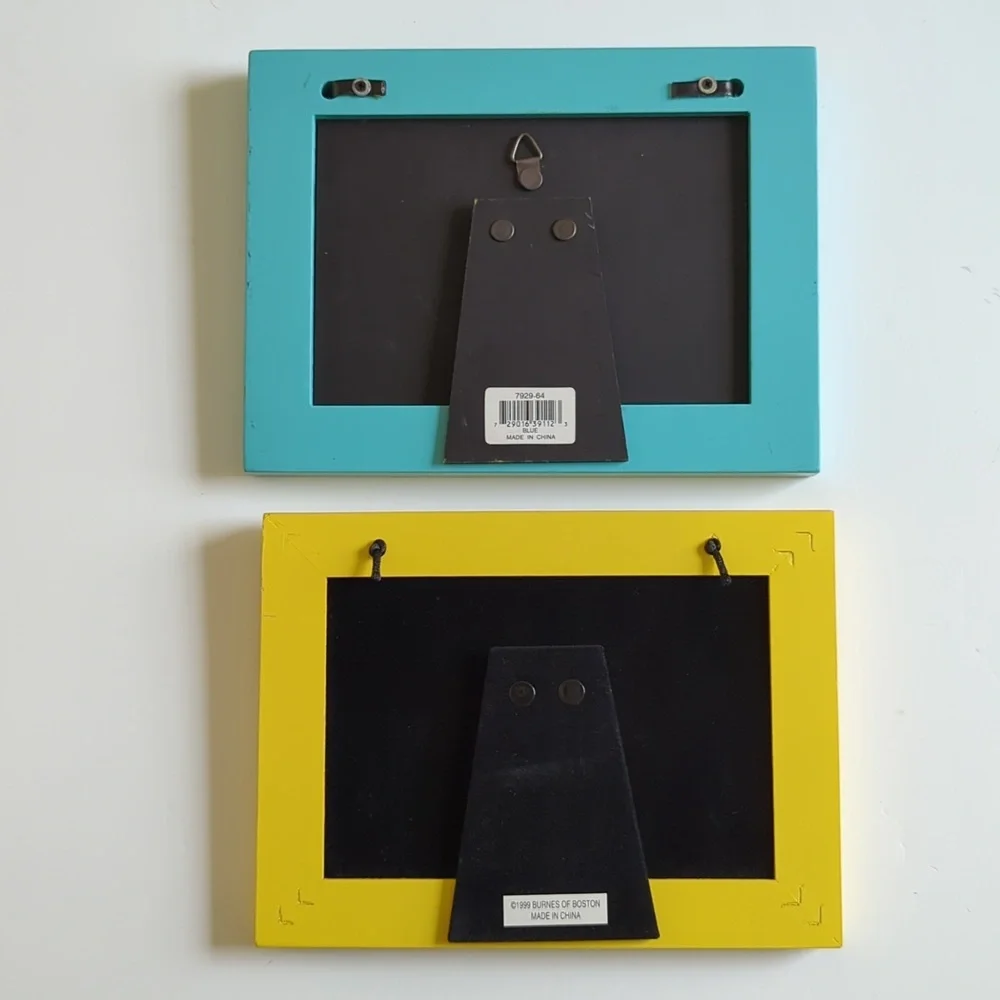 Friends Photo Frames 1 Solid Blue FRIENDS 1 Solid Yellow BEST FRIENDS 4x6
